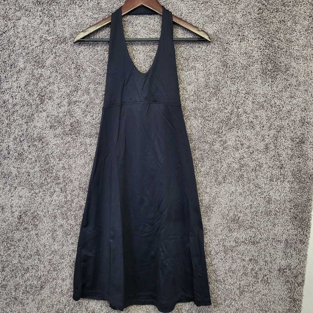 Patagonia Halter Dress Women Medium Black Excellent Activewear Gorpcore 20520S8